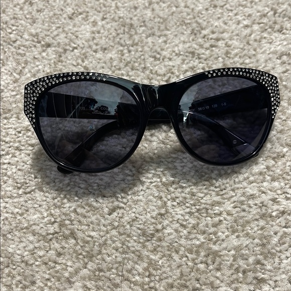 Juicy Couture Black Cat-Eye Rhinestone Sunglasses main image 5